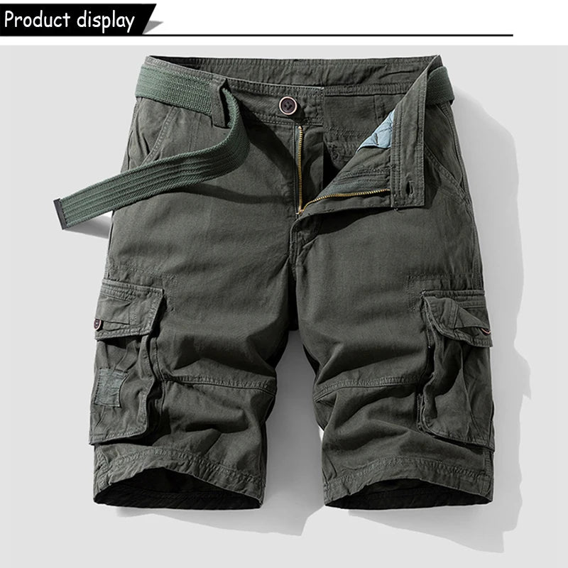 Men Summer Cargo Style Shorts