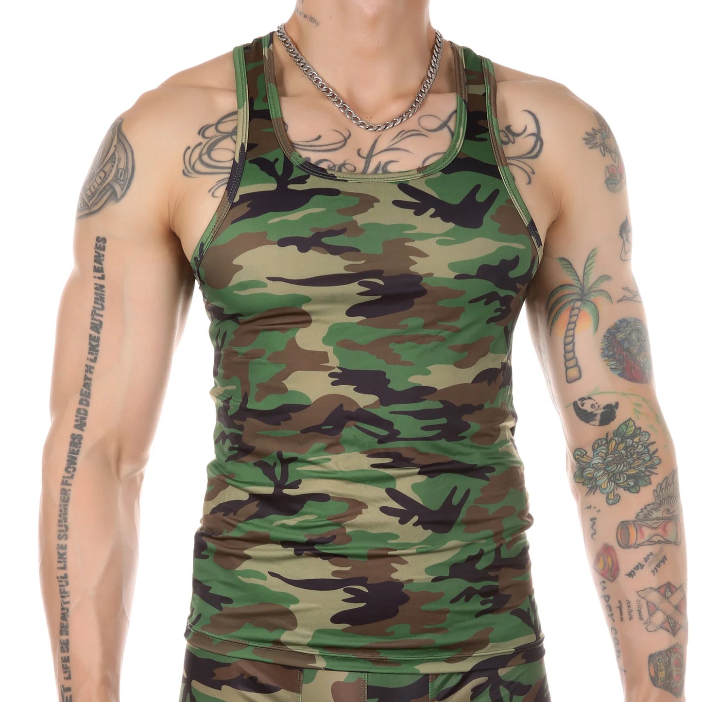 Men Sleeveless Underwear Undershirt