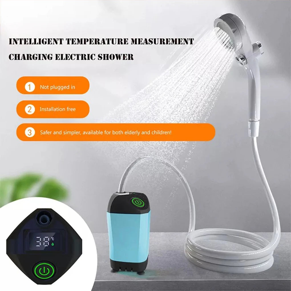 Portable Camping Powered Shower With Rechargeable Battery