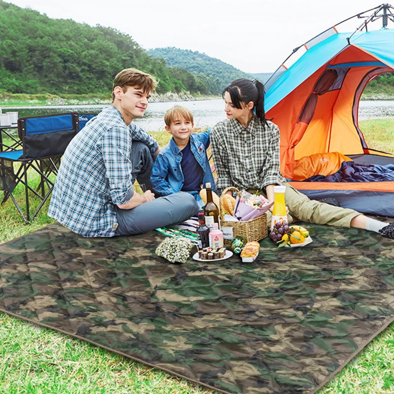 Camouflage Camping Warm Blanket