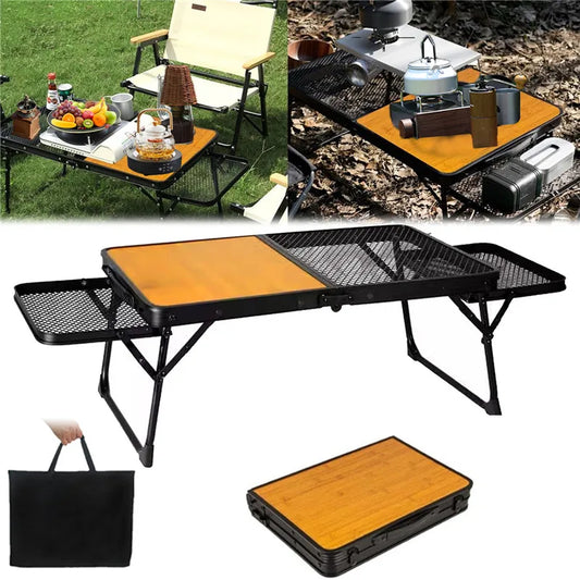 Iron Mesh Folding Table