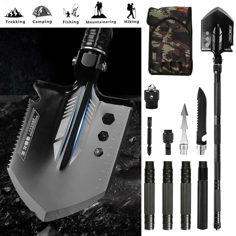 Multifunctional Folding Military Shovel