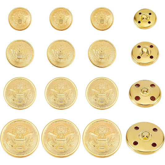 40pcs US Army Uniform Metal Blazer Button Set