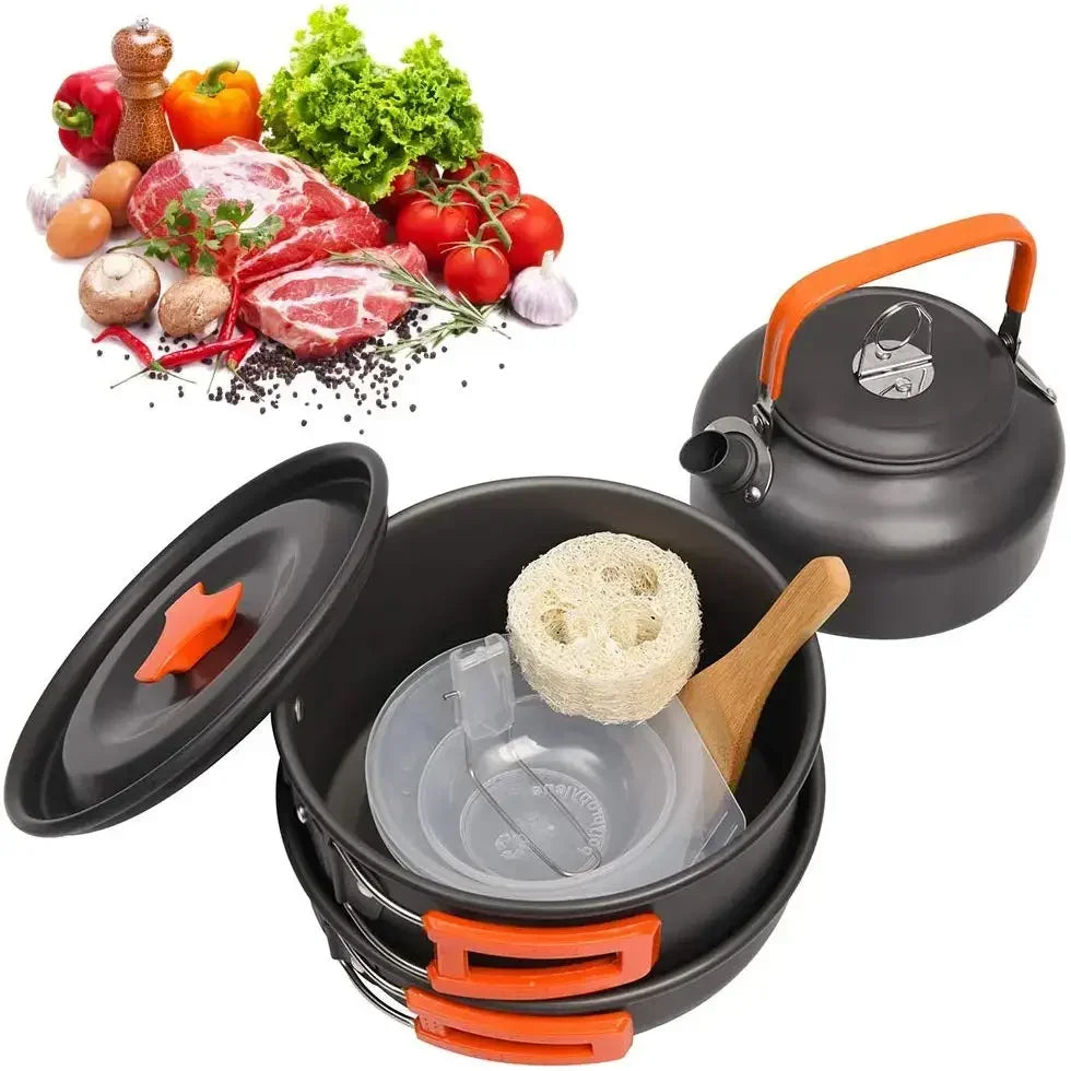 Camping Cookware Aluminum Set