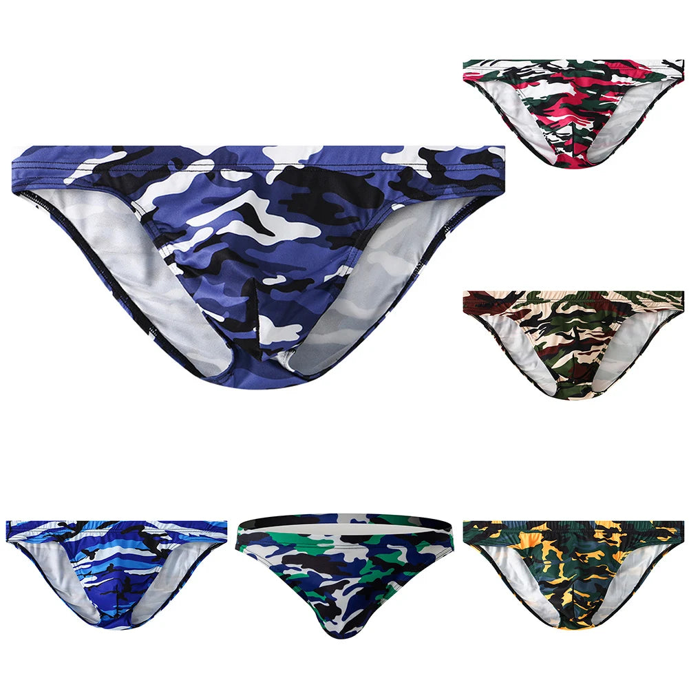 Mens Briefs Camouflage Printed