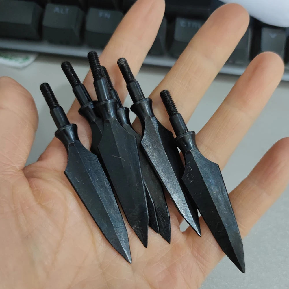 3pcs 170grains Carbon Steel Archery Arrowhead