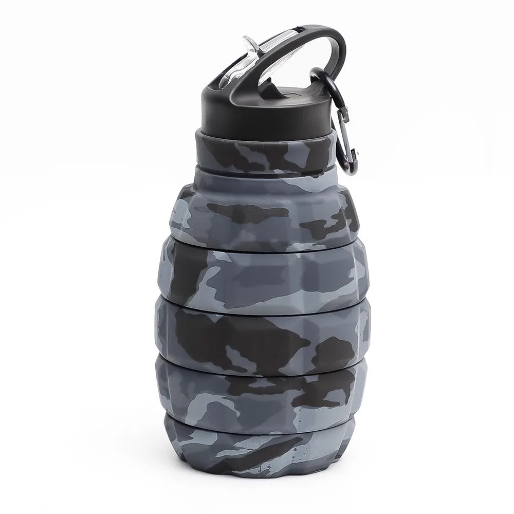 Grenade Shaped  Foldable Water Bottle 580ml