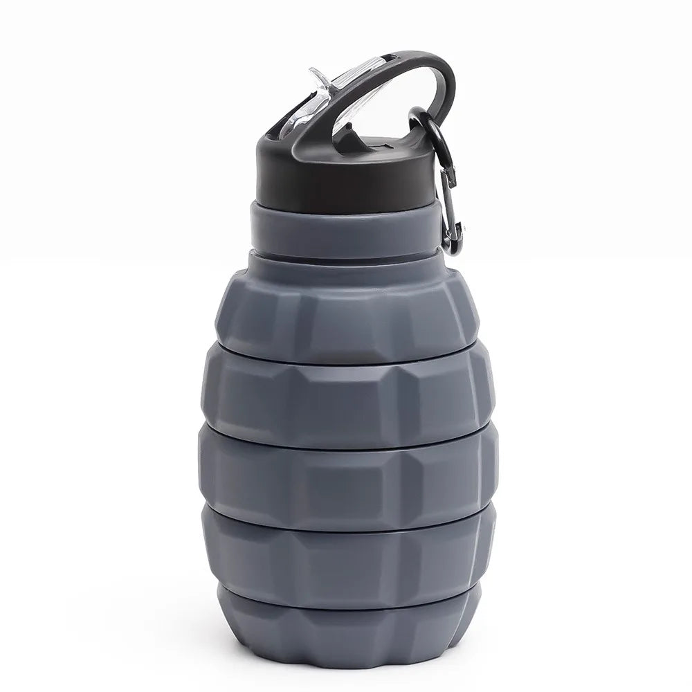 Grenade Shaped  Foldable Water Bottle 580ml