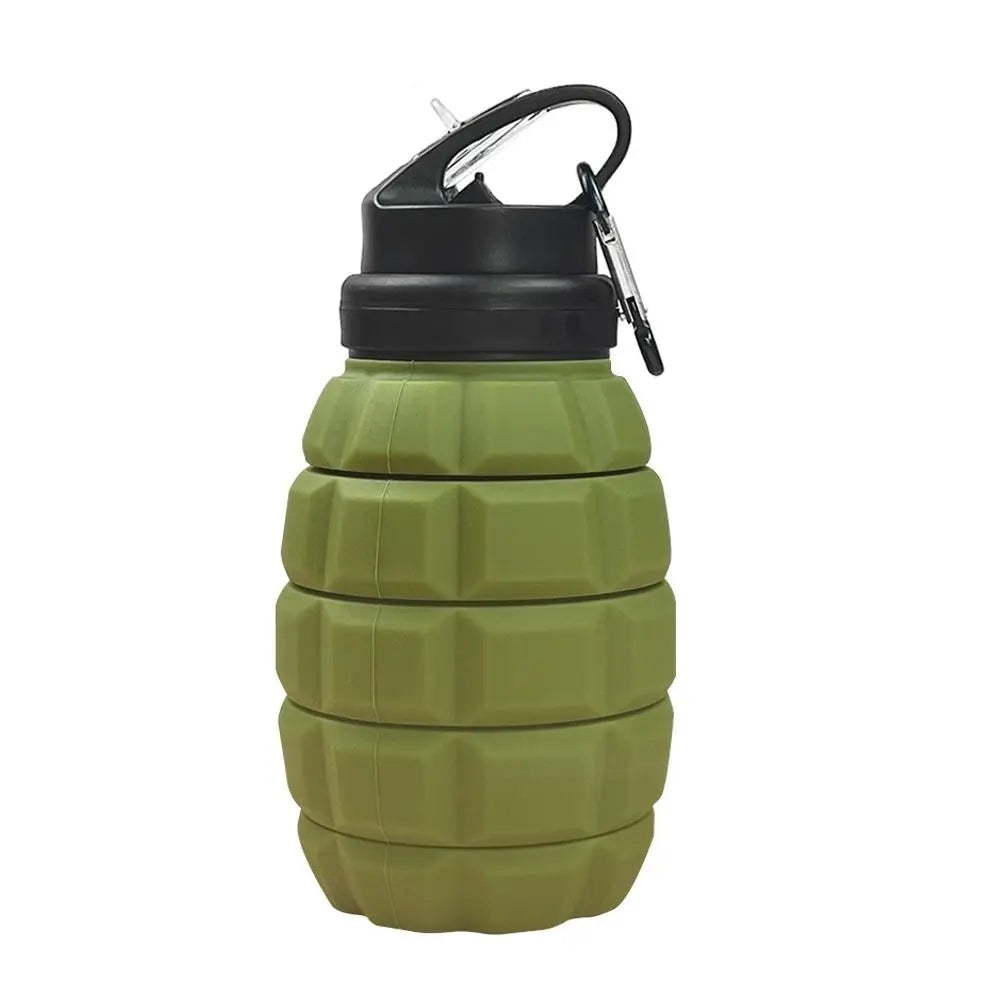 Grenade Shaped  Foldable Water Bottle 580ml