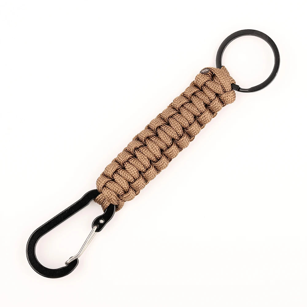 1PC Outdoor Survival Kit Parachute Cord Keychain