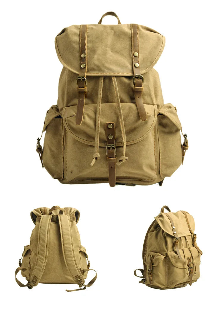 Vintage Canvas Men's Backpack