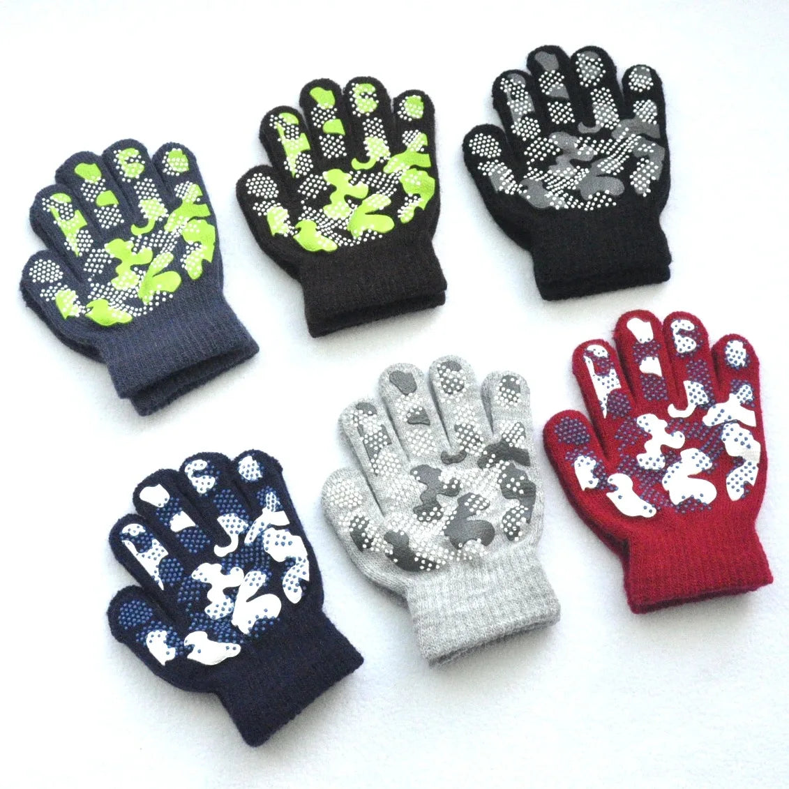 Children Winter Knitted Warm Gloves (3-6Y)