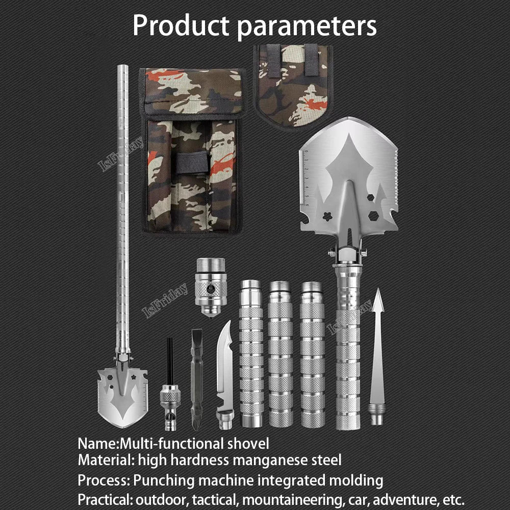 Multi-purpose Folding Military Shovel