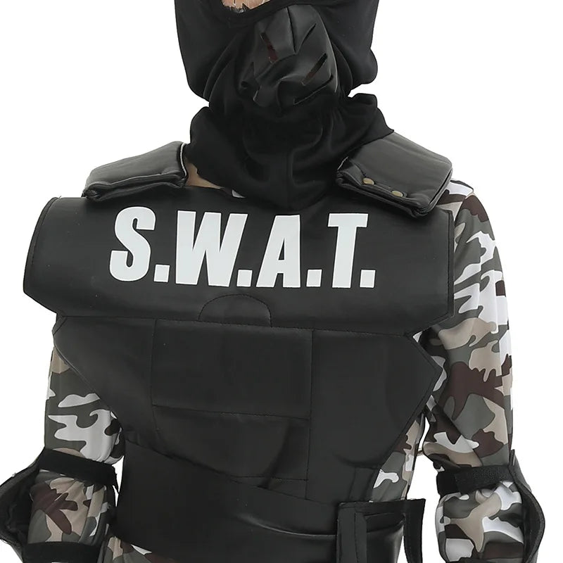 Boys Camouflage SWAT Uniform