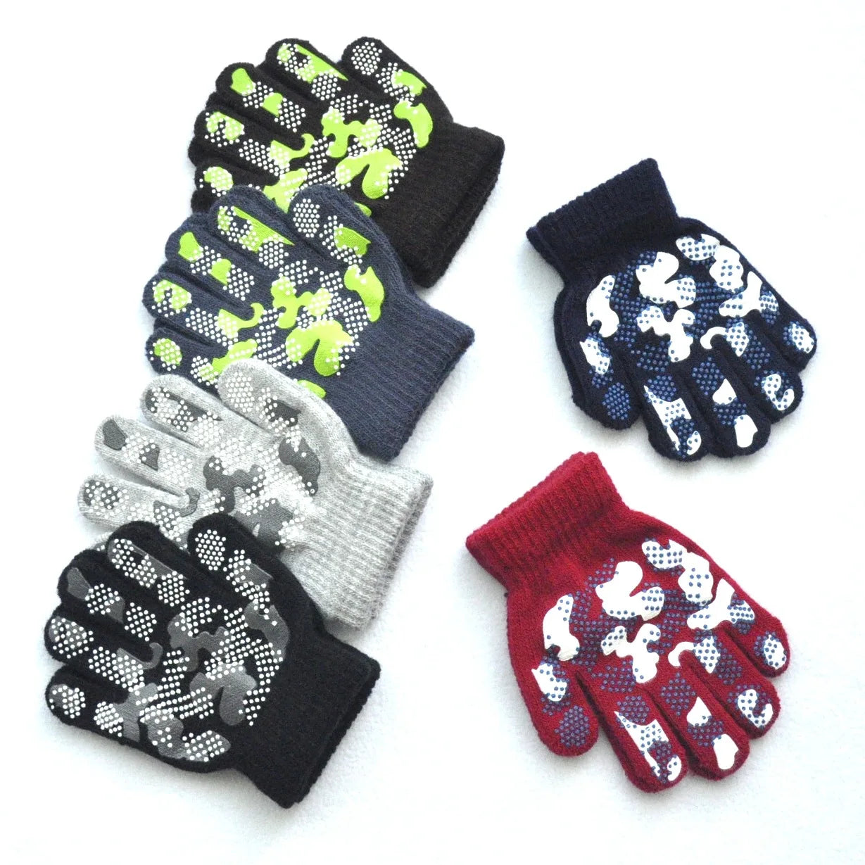 Children Winter Knitted Warm Gloves (3-6Y)