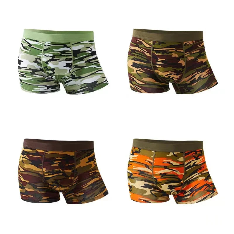 Men's Boxers Camouflage Military Panties