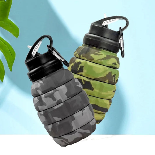 Grenade Shaped  Foldable Water Bottle 580ml