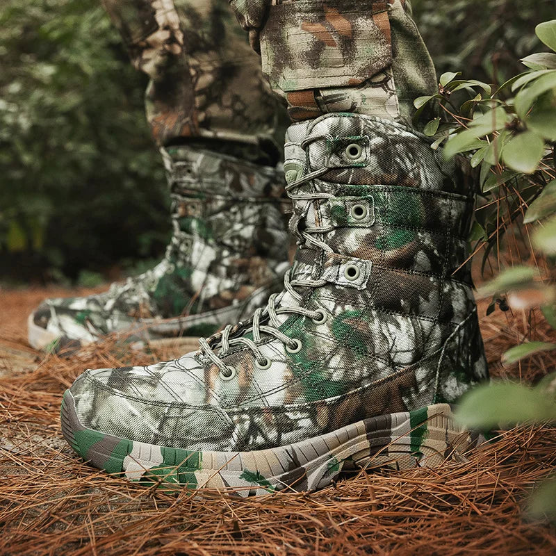 Quality Camouflage Combat Tactical Boots