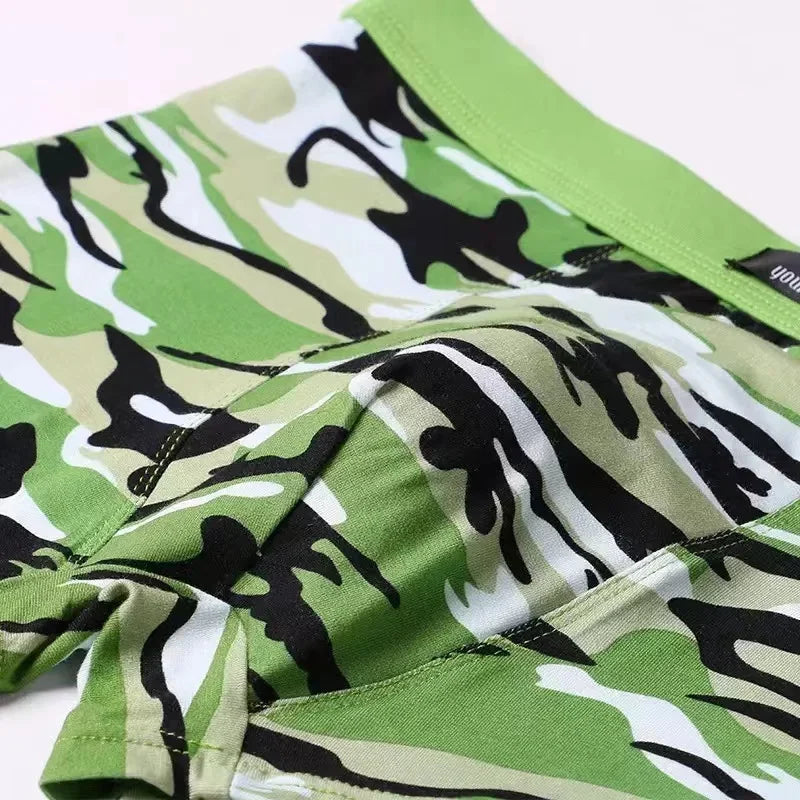 Men's Boxers Camouflage Military Panties