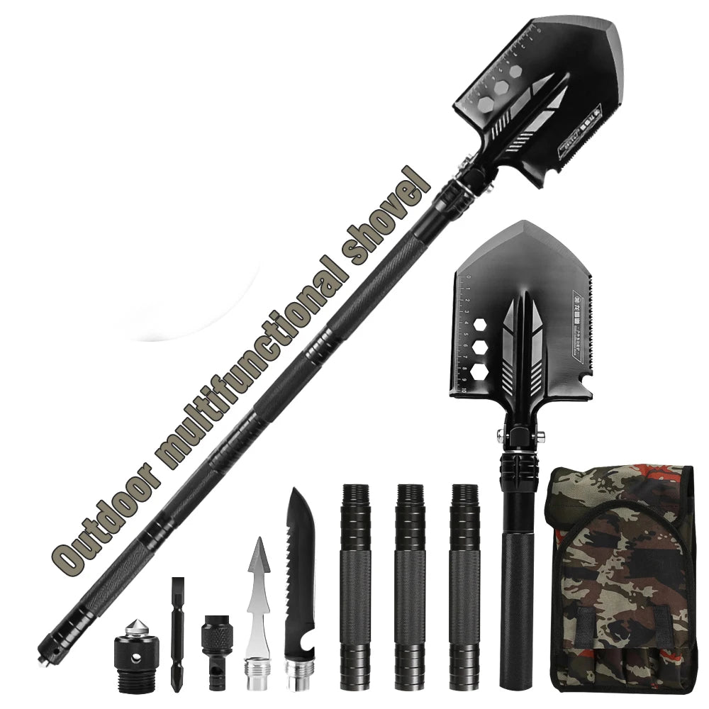 Multifunctional Folding Military Shovel