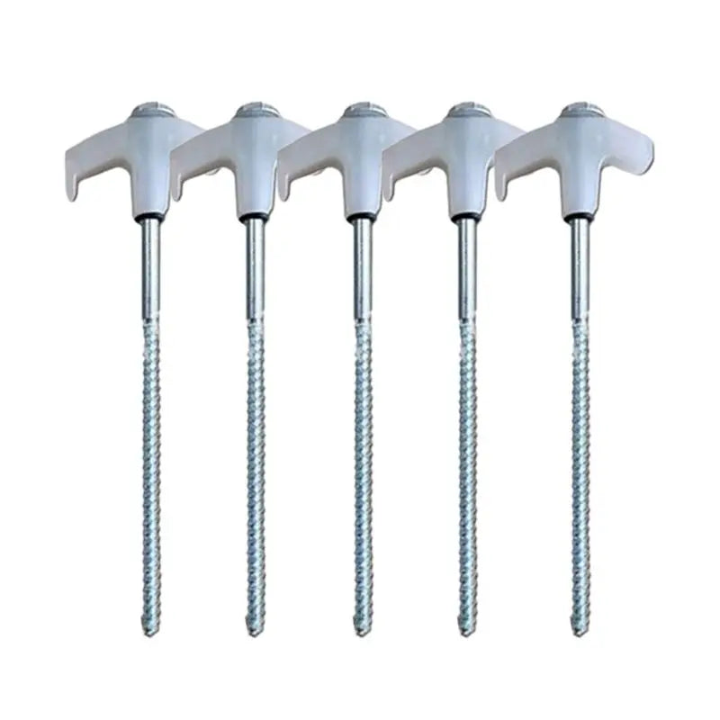 8" Screw-in Tent Stakes Ground Anchors (M8 5pcs)