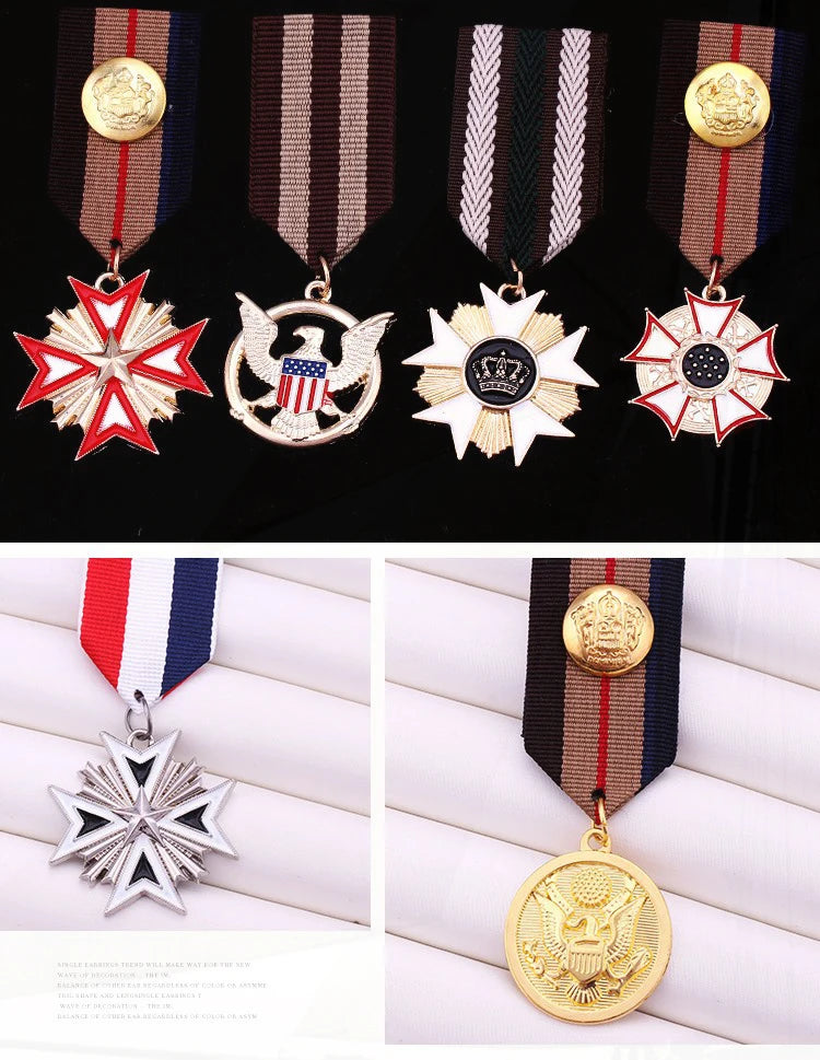 European and American Army Style Medals