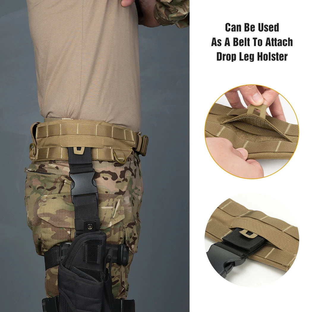 Inner And Outer Adjustable Combat Belt