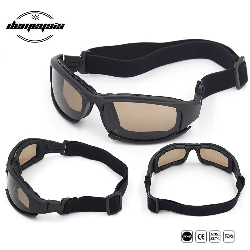 Photochromic Polarized Military Tactical Glasses