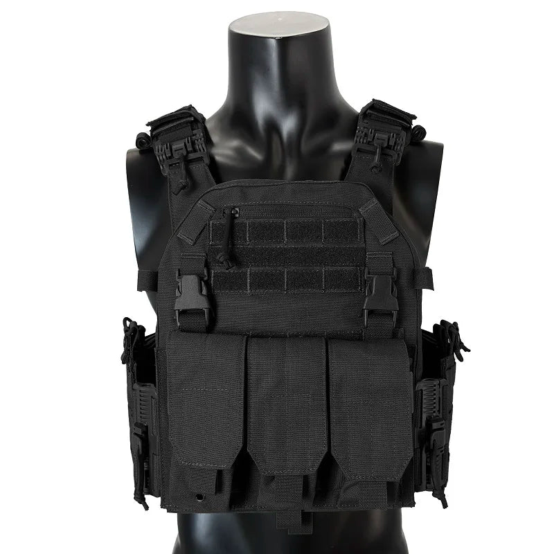 Tactical Vest With Triple Magazine Pouch