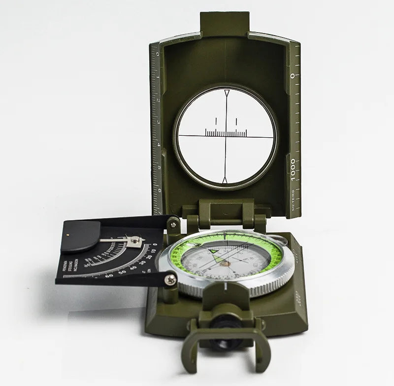 Multifunctional All Metal Military Compass