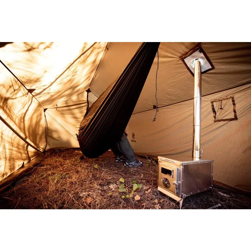 Military Tent with Stove Jack