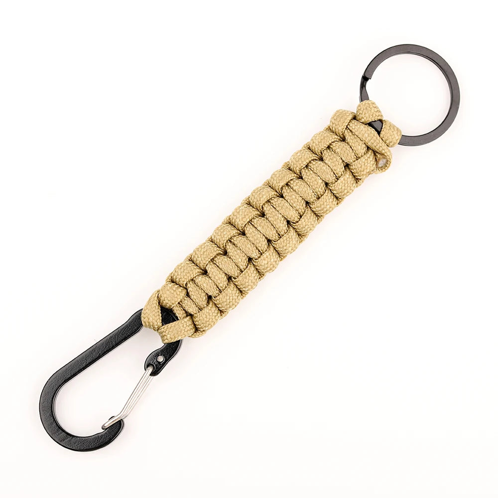 1PC Outdoor Survival Kit Parachute Cord Keychain