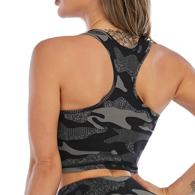 Camouflage Sports Bra