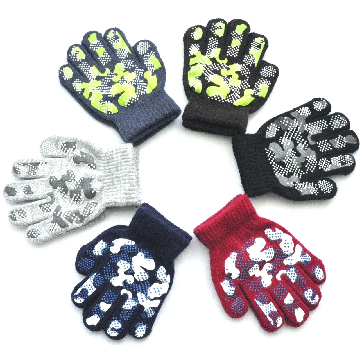 Children Winter Knitted Warm Gloves (3-6Y)