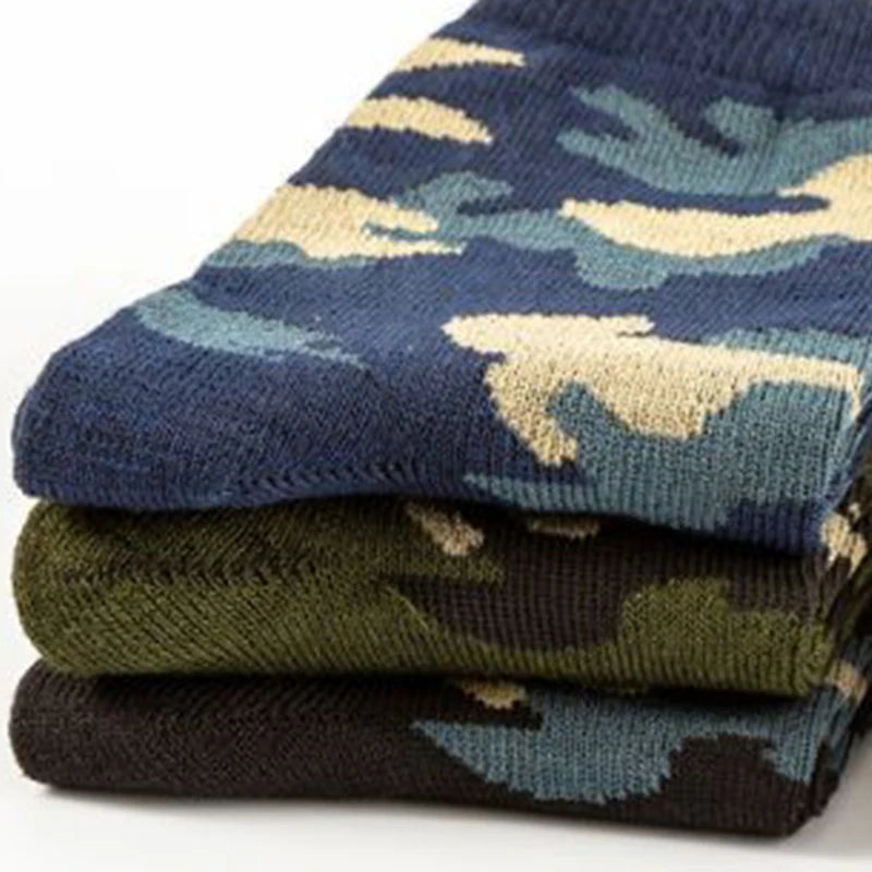 5 Pairs Camouflage Cotton Socks