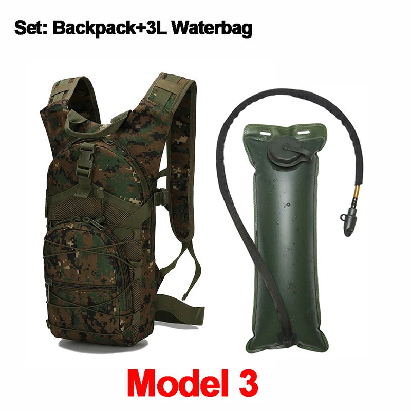 3L Water Bag With Backpack Set