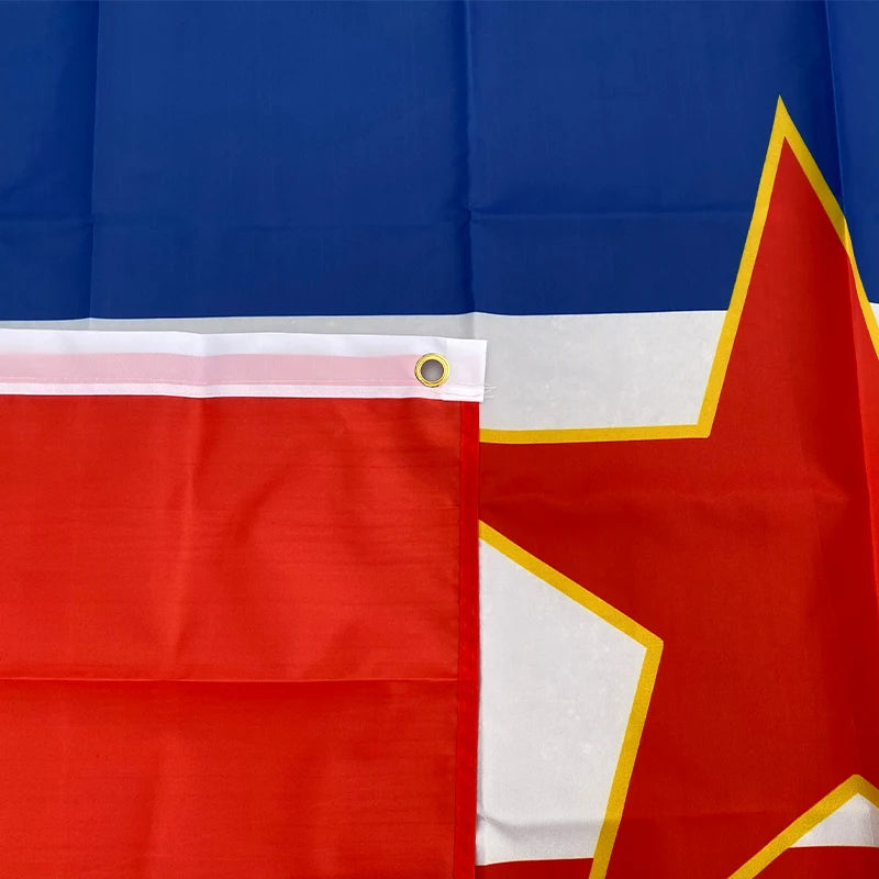 Yugoslavia  National Flag  3*5 Ft (90*150cm )