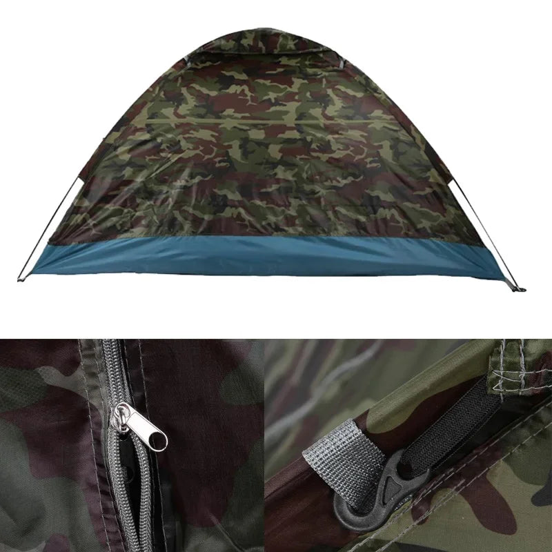 2 Person Camping Tent Single Layer