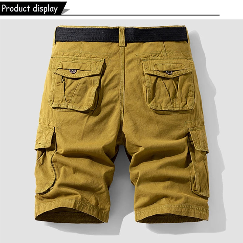 Men Summer Cargo Style Shorts