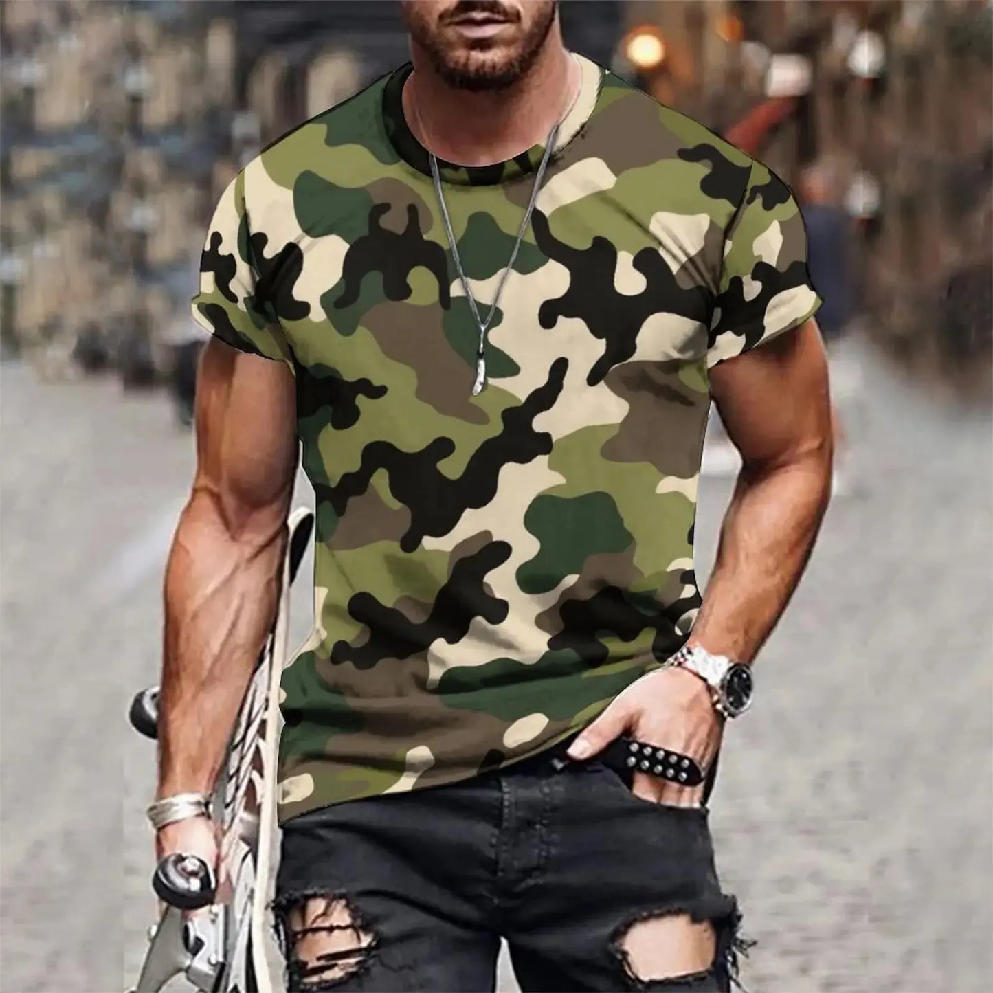 Military Style T-Shirt