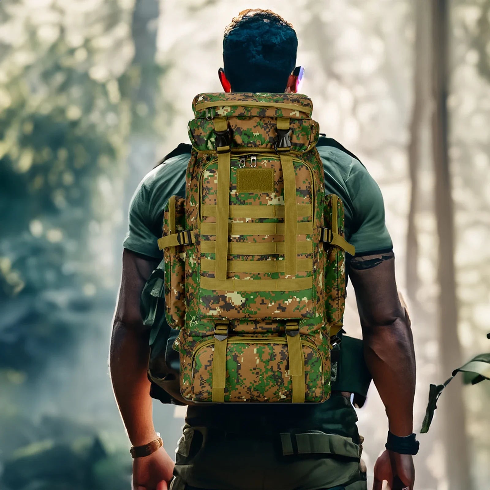 80L/100L Tactical Large Backpack For Outdoors Adventure Bags