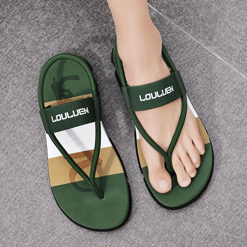 Lässige flache Sandalen für Herren