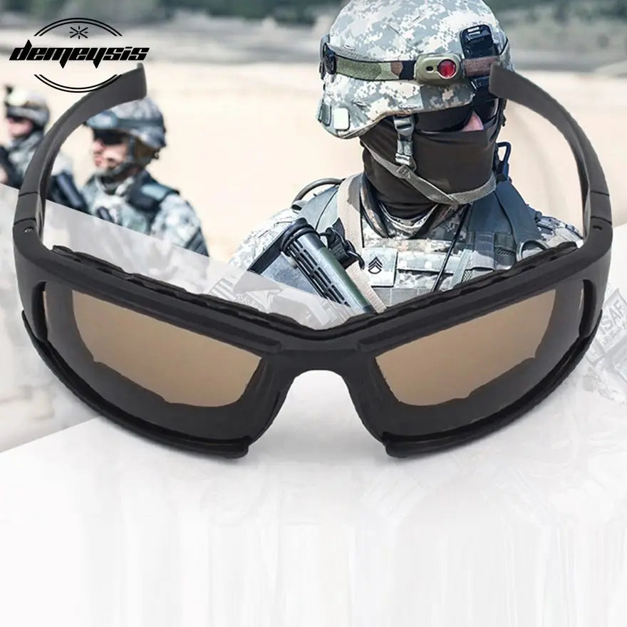 Photochromic Polarized Military Tactical Glasses