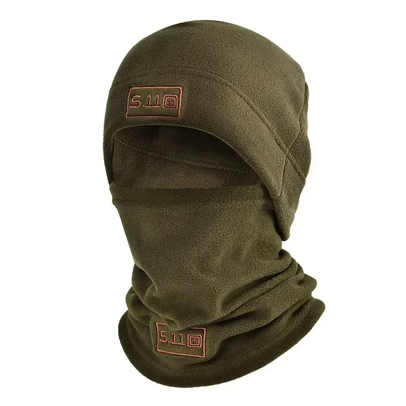 Tactical Military Warm Fleece Hat and Scarf Set