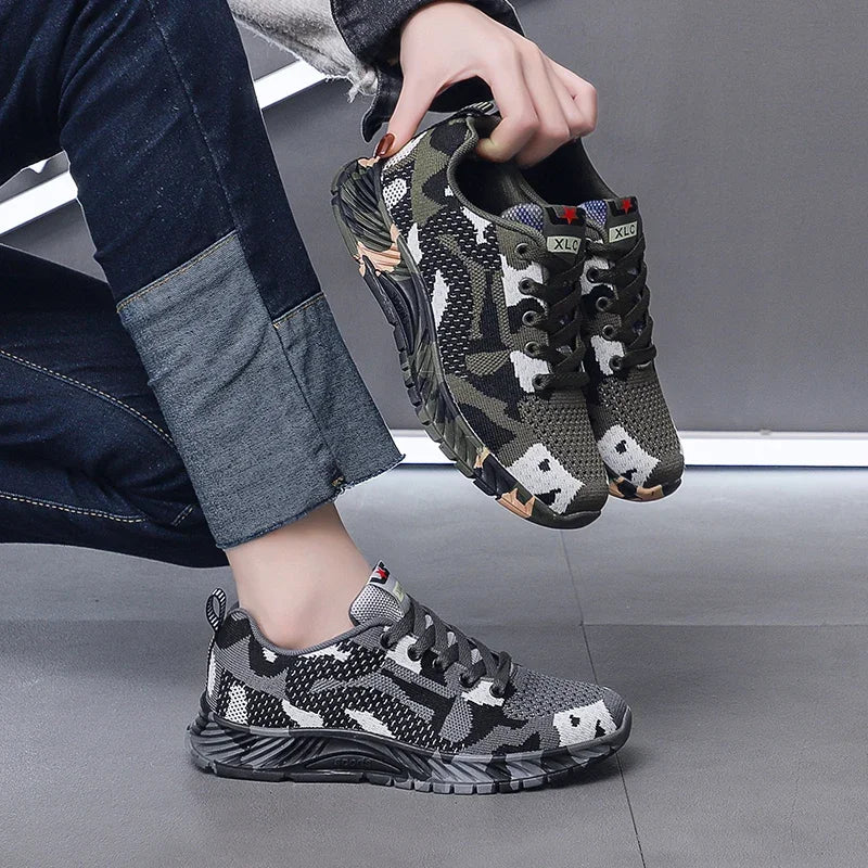 Camouflage Sports Sneakers