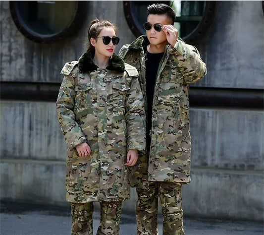 Camouflage  Winter Cotton Coat