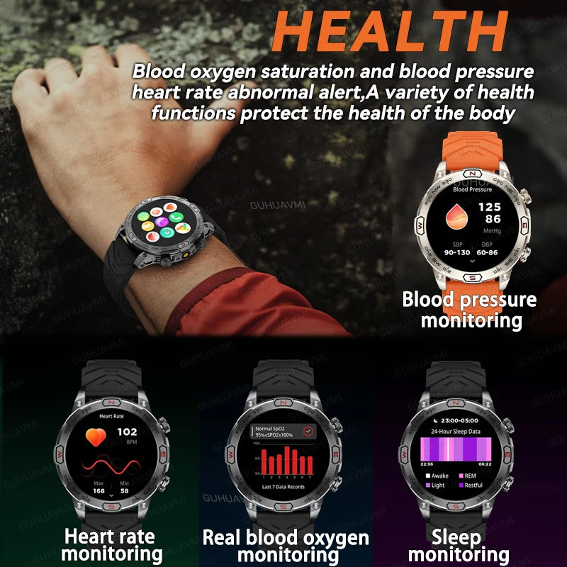 Outdoor Smart Watch With GPS Tracking