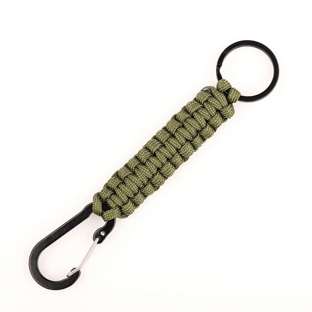 1PC Outdoor Survival Kit Parachute Cord Keychain