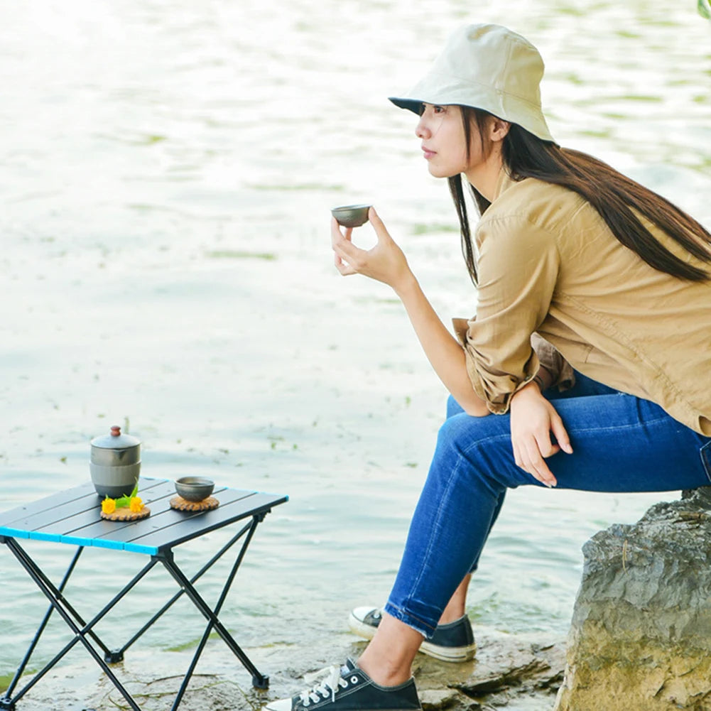 Folding Portable Camp Table with Carry Bag