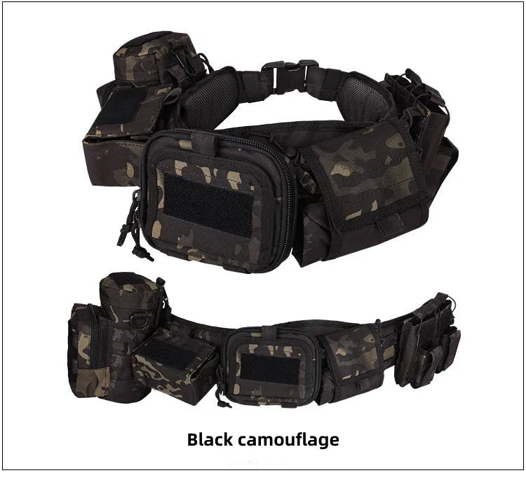 Custom Molle Pockets Tactical Belt